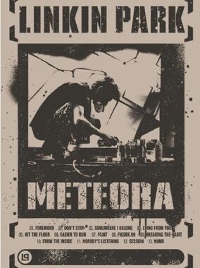 BRAND NEW Linkin Park Meteora Poster